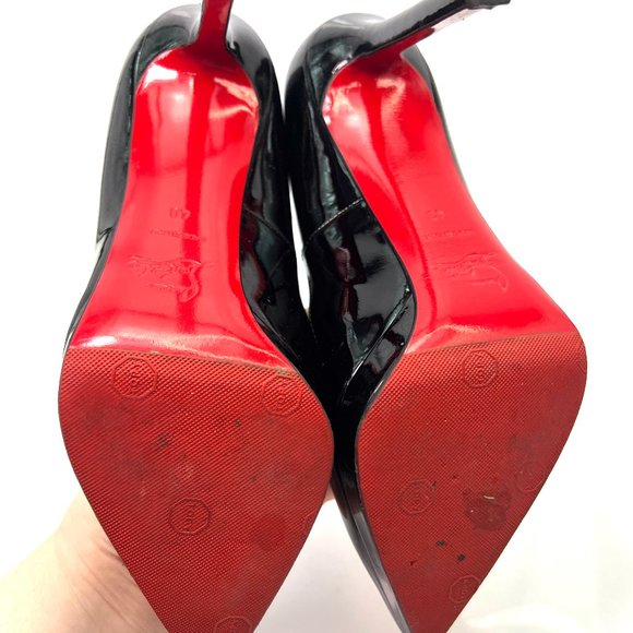 🔆Christian Louboutin Pigalle Plato 120 Pumps 40 - Picture 8 of 9